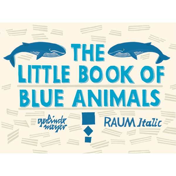 little book BLUE animals