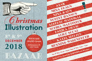 Christmas illustration bazaar 